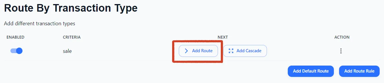 Add Route